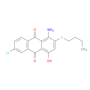 9,10-Anthracenedione, 1-amino-2-(butylthio)-6-chloro-4-hydroxy-