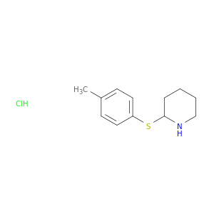 Piperidine, 2-[(4-methylphenyl)thio]-, hydrochloride