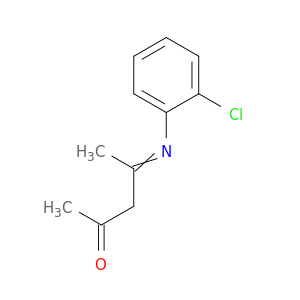 2-Pentanone, 4-[(2-chlorophenyl)imino]-