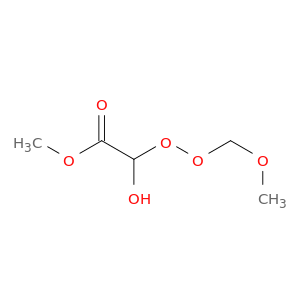 Acetic acid, hydroxy[(methoxymethyl)dioxy]-, methyl ester
