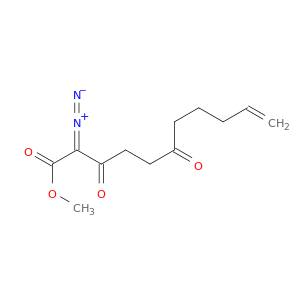 10-Undecenoic acid, 2-diazo-3,6-dioxo-, methyl ester
