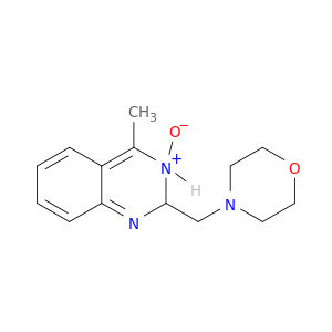 Quinazoline,4-methyl-2-(4-morpholinylmethyl)-, 3-oxide