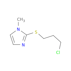 1H-Imidazole, 2-[(3-chloropropyl)thio]-1-methyl-