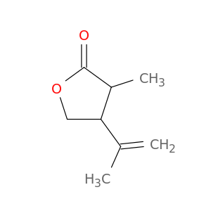 2(3H)-Furanone, dihydro-3-methyl-4-(1-methylethenyl)-
