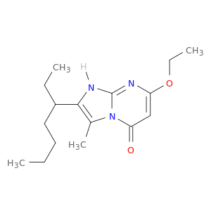 Imidazo[1,2-a]pyrimidin-5(1H)-one, 7-ethoxy-2-(1-ethylpentyl)-3-methyl-