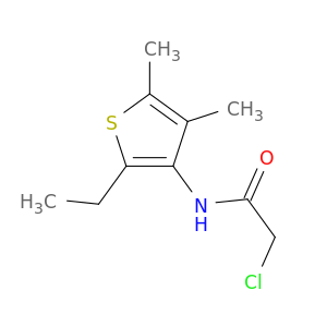 Acetamide, 2-chloro-N-(2-ethyl-4,5-dimethyl-3-thienyl)-