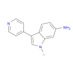1H-Indol-6-amine, 3-(4-pyridinyl)-