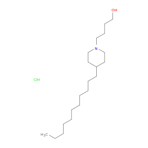 1-Piperidinebutanol, 4-undecyl-, hydrochloride