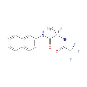 Propanamide, N-2-naphthalenyl-2-[(trifluoroacetyl)amino]-, (2R)-