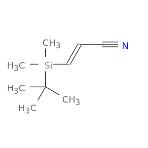 2-Propenenitrile, 3-[(1,1-dimethylethyl)dimethylsilyl]-, (E)-