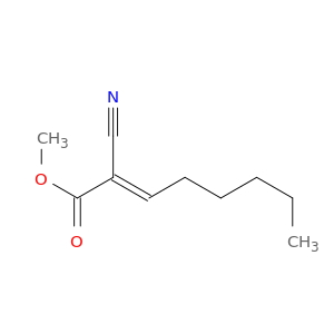 2-Octenoic acid, 2-cyano-, methyl ester, (E)-