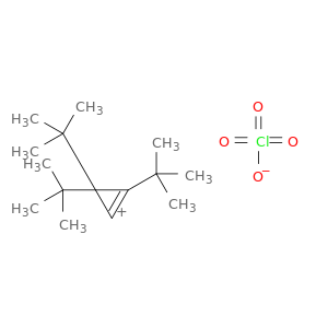 Cyclopropenylium, tris(1,1-dimethylethyl)-, perchlorate