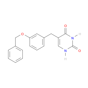 2,4(1H,3H)-Pyrimidinedione,5-[[3-(phenylmethoxy)phenyl]methyl]-