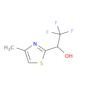 2,2,2-trifluoro-1-(4-methyl-1,3-thiazol-2-yl)ethan-1-ol