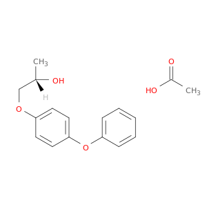 2-Propanol, 1-(4-phenoxyphenoxy)-, acetate, (S)-