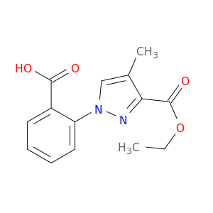 2-(3-(Ethoxycarbonyl)-4-Methyl-1H-Pyrazol-1-Yl)Benzoic Acid