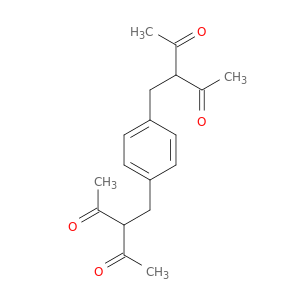3-[[4-(2-acetyl-3-oxo-butyl)phenyl]methyl]pentane-2,4-dione