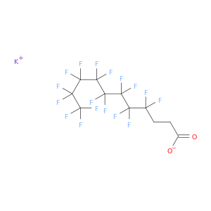 未甲酸,4,4,5,5,6,6,7,7,8,9,9,9,10,10,11,11,111-庚二氟-,钾盐(1：1)