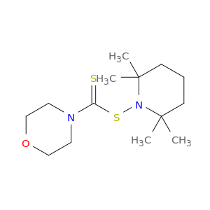 Morpholine, 4-[[(2,2,6,6-tetramethyl-1-piperidinyl)thio]thioxomethyl]-