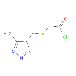 Acetyl chloride, [[(5-methyl-1H-tetrazol-1-yl)methyl]thio]-