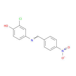 Phenol, 2-chloro-4-[[(4-nitrophenyl)methylene]amino]-