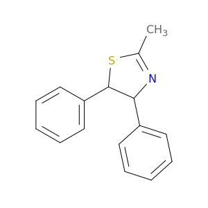 Thiazole, 4,5-dihydro-2-methyl-4,5-diphenyl-