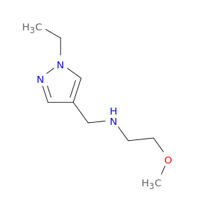 N-((1-Ethyl-1H-pyrazol-4-yl)methyl)-2-methoxyethanamine