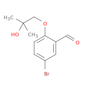 5-Bromo-2-(2-hydroxy-2-methylpropoxy)benzaldehyde