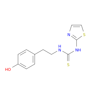 Thiourea, N-[2-(4-hydroxyphenyl)ethyl]-N'-2-thiazolyl-