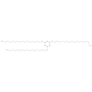 1,3,5-Triazine, 2,4,6-tris[3-(dodecylthio)propoxy]-