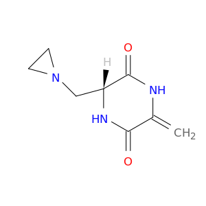 2,5-Piperazinedione,3-(1-aziridinylmethyl)-6-methylene-, (R)- (9CI)