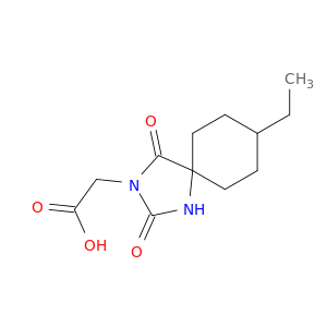 2-(8-乙基-2,4-二氧代-1,3-二氮杂螺[4.5]癸烷-3-基)乙酸