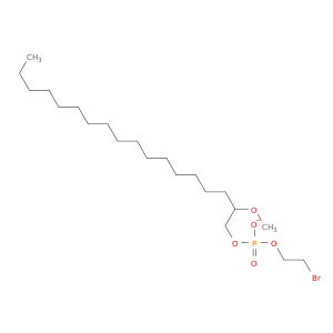 Phosphoric acid, mono(2-bromoethyl) mono(2-methoxyoctadecyl) ester