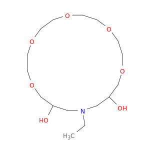 1,4,7,10,13-Pentaoxa-17-azacycloeicosane-15,19-diol, 17-ethyl-