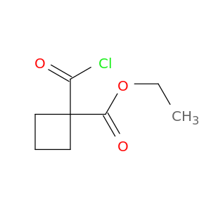 Cyclobutanecarboxylic acid, 1-(chlorocarbonyl)-, ethyl ester