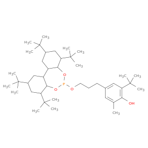 2-(叔丁基)-6-甲基-4-(3-((2,4,8,10-四(叔丁基)二苯并[D,F][1,3,2]二恶磷环庚烷-6-基)氧)丙基)苯酚