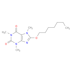 1H-Purine-2,6-dione,8-(heptyloxy)-3,7-dihydro-1,3,7-trimethyl-