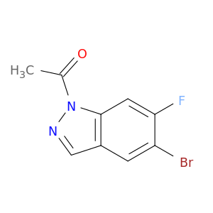 1-(5-溴-6-氟-1H-吲唑-1-基)乙酮