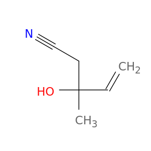 4-Pentenenitrile, 3-hydroxy-3-methyl-