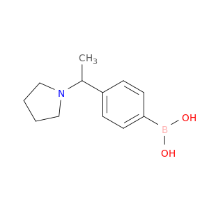 [4-[1-(1-吡咯烷基)乙基]苯基]硼酸