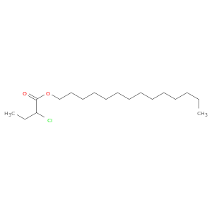 Butanoic acid, 2-chloro-, tetradecyl ester
