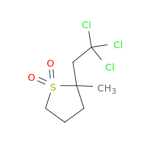 Thiophene, tetrahydro-2-methyl-2-(2,2,2-trichloroethyl)-, 1,1-dioxide