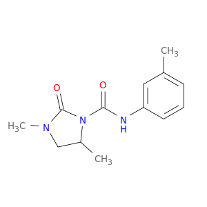 1-Imidazolidinecarboxamide, 3,5-dimethyl-N-(3-methylphenyl)-2-oxo-