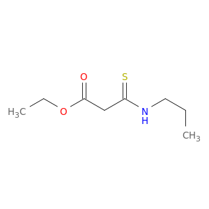 Propanoic acid, 3-(propylamino)-3-thioxo-, ethyl ester