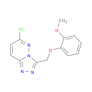 1,2,4-Triazolo[4,3-b]pyridazine, 6-chloro-3-[(2-methoxyphenoxy)methyl]-
