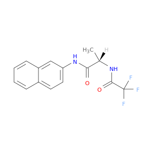 Propanamide, N-2-naphthalenyl-2-[(trifluoroacetyl)amino]-, (2S)-