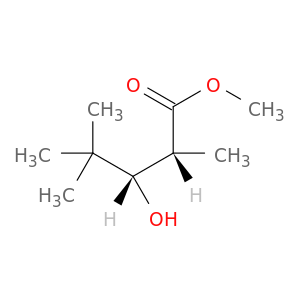 Pentanoic acid, 3-hydroxy-2,4,4-trimethyl-, methyl ester, (2R,3S)-
