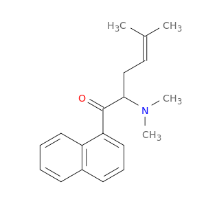 4-Hexen-1-one, 2-(dimethylamino)-5-methyl-1-(1-naphthalenyl)-