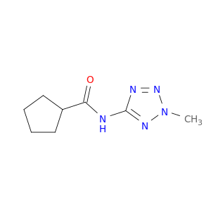 Cyclopentanecarboxamide, N-(2-methyl-2H-tetrazol-5-yl)-