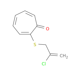 2,4,6-Cycloheptatrien-1-one, 2-[(2-chloro-2-propenyl)thio]-